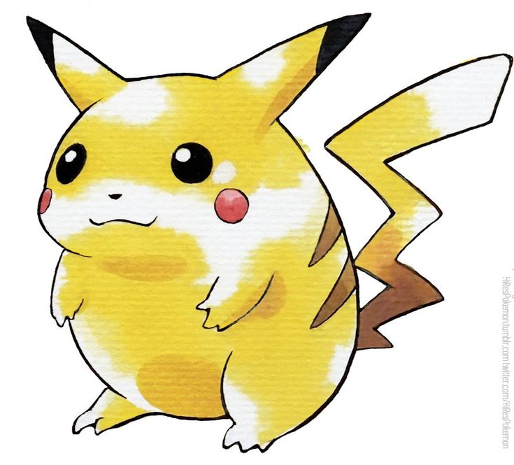 Old fat pikachu design